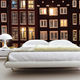 papier peint contemporain / vintage / en tissu / motif urbain