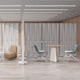 paravent contemporain / en aluminium / en acier / professionnel