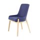 chaise contemporaine / d'intérieur / en tissu / en métal chromé