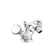 mitigeur pour bidet / à poser / en métal / en cristal Swarovski®