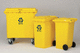 poubelle conteneur / en plastique / avec roues / contemporaine