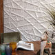 panneau décoratif mural / de revêtement / en fibre naturelle / léger