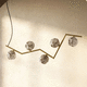 suspension / en laiton / en verre de Murano / contemporaine