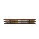 meuble TV contemporain / lowboard / modulable / en laiton