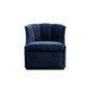 fauteuil contemporain / en velours / en coton / tapissé