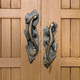 poignée de tirage de porte / en bronze / contemporaine