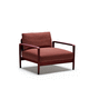 fauteuil contemporain / en tissu / en aluminium extrudé / en polyuréthane