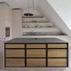 cuisine contemporaine / en MDF / en inox / en linoléum