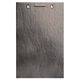 tuile plate simple / plate / en terre cuite / grise