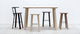 table mange-debout classique / en bois / rectangulaire / professionnelle
