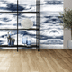 papier peint contemporain / panoramique / motif abstrait / aspect papier peint