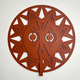 sculpture en acier / murale / marron / Art Africain