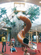 toboggan tournant / pour aire de jeux / en acier inoxydable / tubulaire