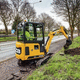 pelle mini / sur chenilles / pour chantier