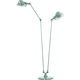 lampe sur pied / en acier / en fonte d'aluminium / en porcelaine