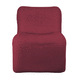 chauffeuse contemporaine / en tissu / blanche / noire