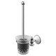 brosse de toilettes en chrome / murale / pour hôtel