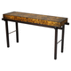 console contemporaine / en bois / rectangulaire / résidentielle