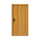 porte d'entrée / en bois / battante / pleine