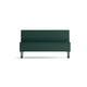banquette contemporaine / en tissu / avec dossier