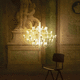 lustre contemporain / en laiton / en acier / professionnel