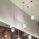 suspension / en cristal / contemporaine / d'intérieur