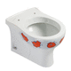 WC à poser / en céramique / résidentiel / rond