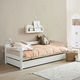 lit simple / contemporain / pour enfant / en pin