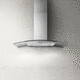 hotte murale / avec conduit / avec éclairage intégré / classe C