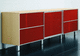 buffet contemporain / en placage de bois / en mélaminé