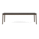 table à manger contemporaine / en bois / avec piètement en bois / rectangulaire