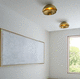 plafonnier contemporain / rond / en métal / à LED