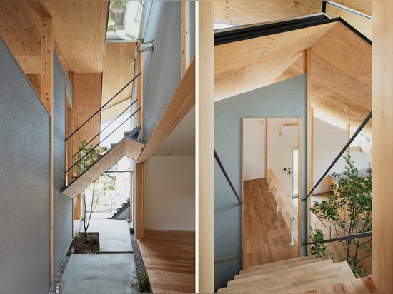 MAISON SOUS EAVES PAR LE BUREAU DE CONCEPTION DE Y+M