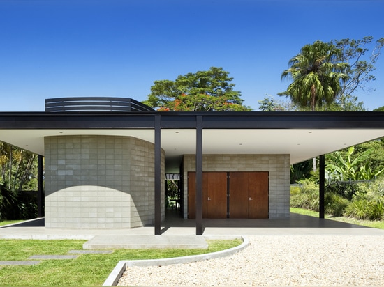 (-) MAISON EN VERRE PAR DES ARCHITECTES DE CHARLES WRIGHT