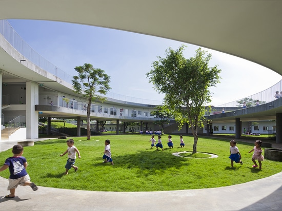 AGRICULTURE DU JARDIN D'ENFANTS PAR DES ARCHITECTES DE VO TRONG NGHIA