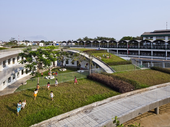 AGRICULTURE DU JARDIN D'ENFANTS PAR DES ARCHITECTES DE VO TRONG NGHIA