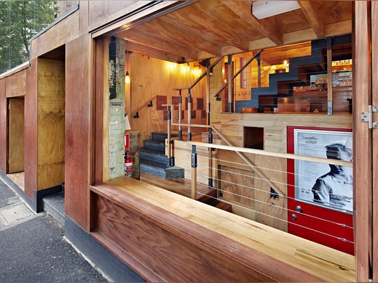 Un café avec des recoins de Streetfront et des Cubbies confortables pour Melbourne