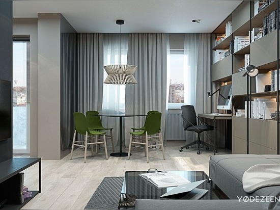 5 petits appartements de studio avec la belle conception