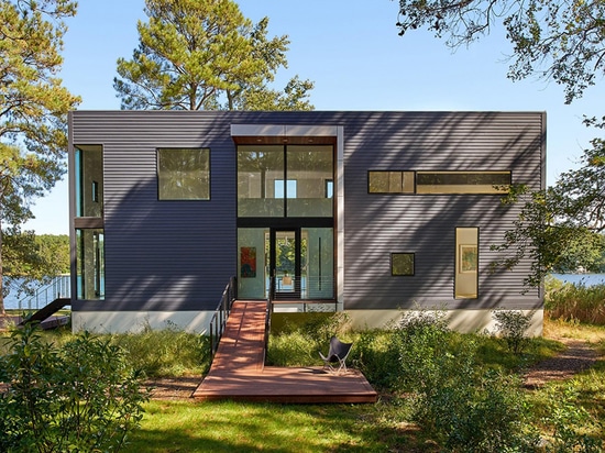 Cette maison dans le Maryland est conçue pour tirer profit des vues de l'eau