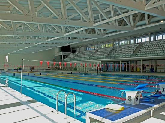 NEW CUNEO SWIMMING STADIUM AT THE PARCO DELLA GIOVENTÙ SPORTS COMPLEX CUNEO (ITALIA)