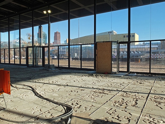 rénovation de nationalgalerie du neue des chipperfield de David bien en cours à Berlin