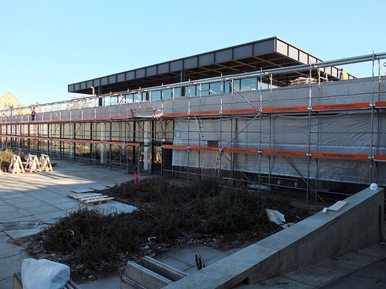 rénovation de nationalgalerie du neue des chipperfield de David bien en cours à Berlin