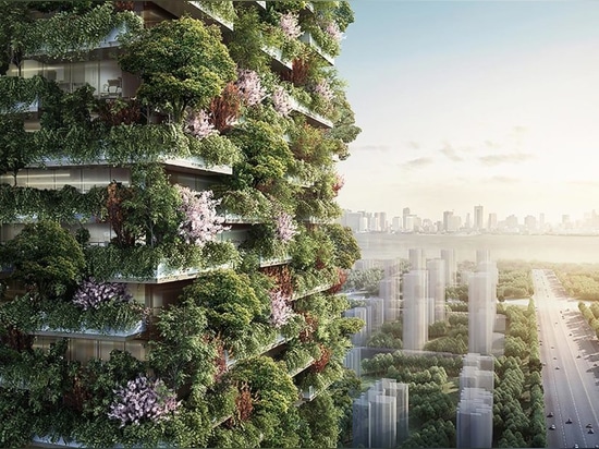 La première forêt verticale de la Chine se lève à Nanjing