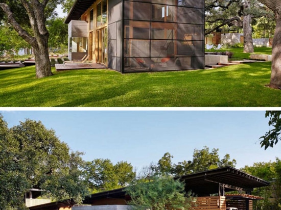 Lac|Flato a conçu cette maison contemporaine dans Austin, le Texas.