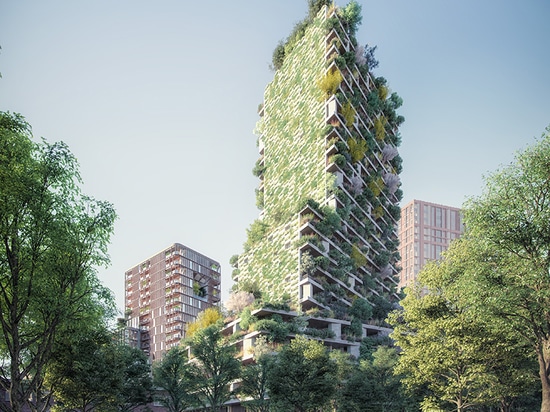 boeri de Stefano pour apporter la tour verticale de forêt au nouveau secteur urbain d'Utrecht