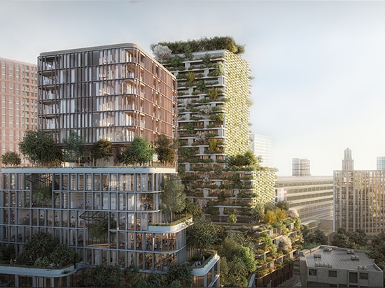 boeri de Stefano pour apporter la tour verticale de forêt au nouveau secteur urbain d'Utrecht