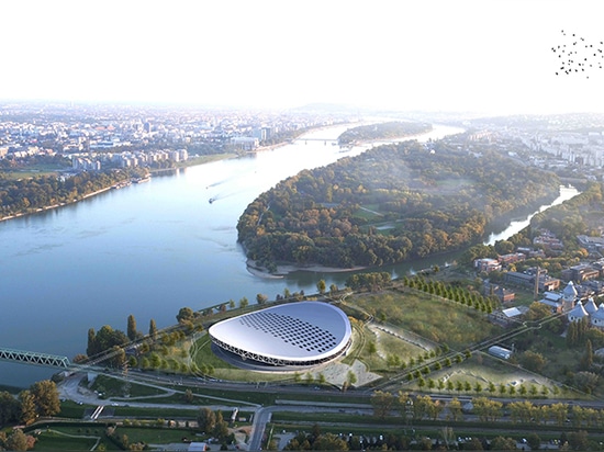 La proposition de BIVAK pour le nouveau vélodrome est une addition audacieuse à l'horizon de Budapest