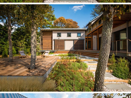 Une nouvelle maison sur la voie d'eau Intracoastal par Gardner Architects