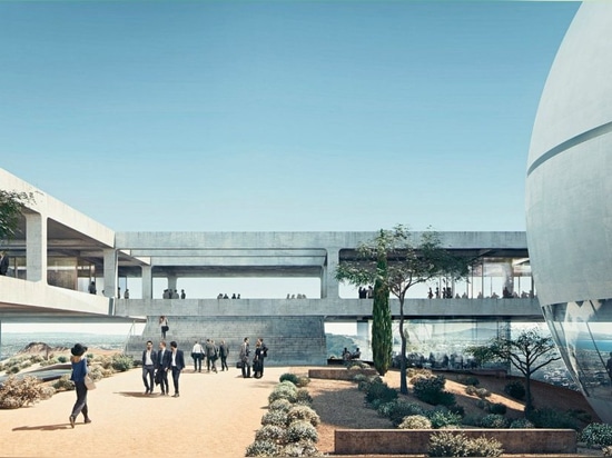 Herzog & de Meuron dévoilent le campus inspiré par le monastère pour le nouvel institut de Berggruen en Californie