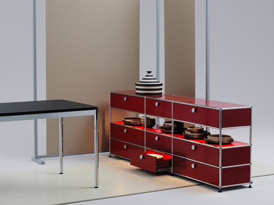 Rouge de buffet d'USM Haller E